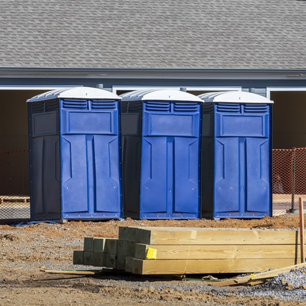 are there any additional fees associated with portable restroom delivery and pickup in Blue Clay Farms